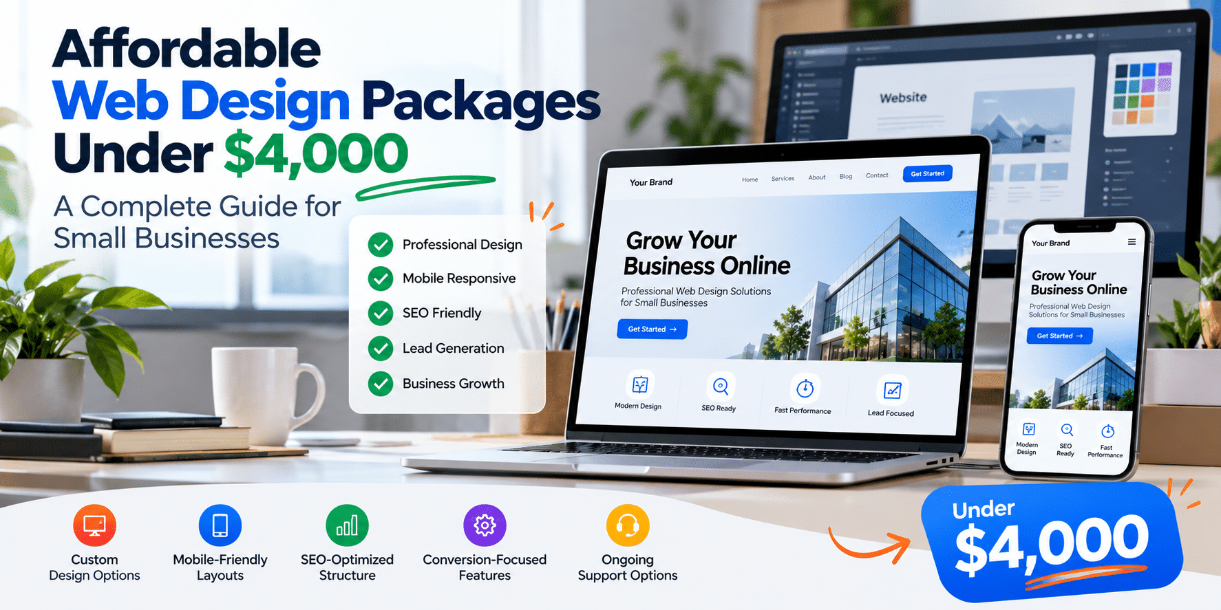 Affordable Web Design Packages Under $4,000: A Complete Guide for Small Businesses